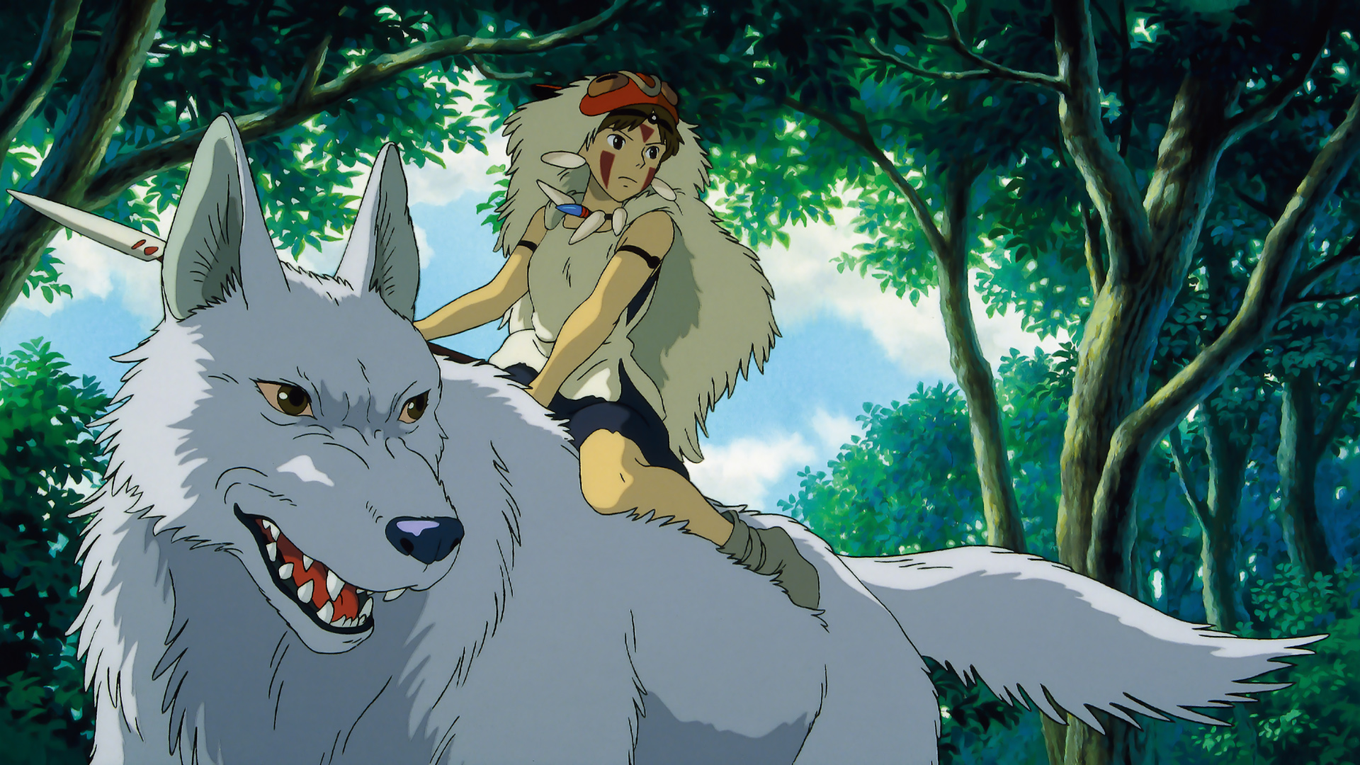 Scene from Princess Mononoke